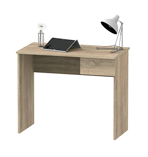 Abitti Escritorio Mesa de Ordenador Multimedia Color Cambrian con cajón para Oficina, despacho o Estudio. 90cm Ancho x 75cm Altura x 50cm Fondo